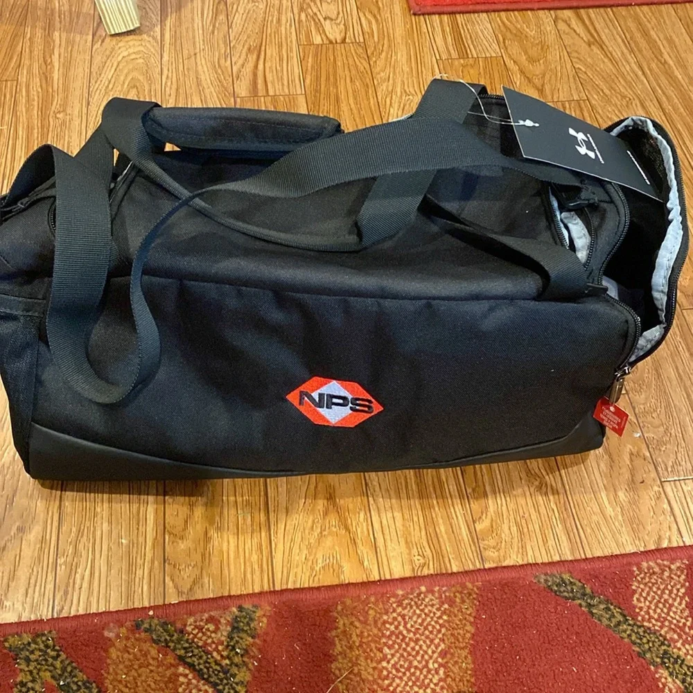 Under Armour Black Duffel Bag NWT